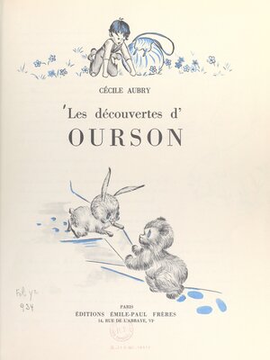 cover image of Les découvertes d'Ourson